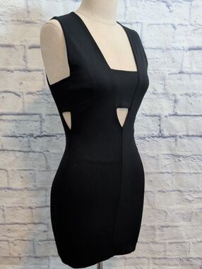 G By Guess Black Cutout Mini Dress - Size Small